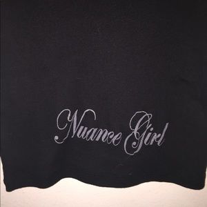 Bella Rene Tops - Black Tank Top with Iridescent Silver Crane Bella Rene Tops - Black Tank Top with Iridescent Silver Crane
